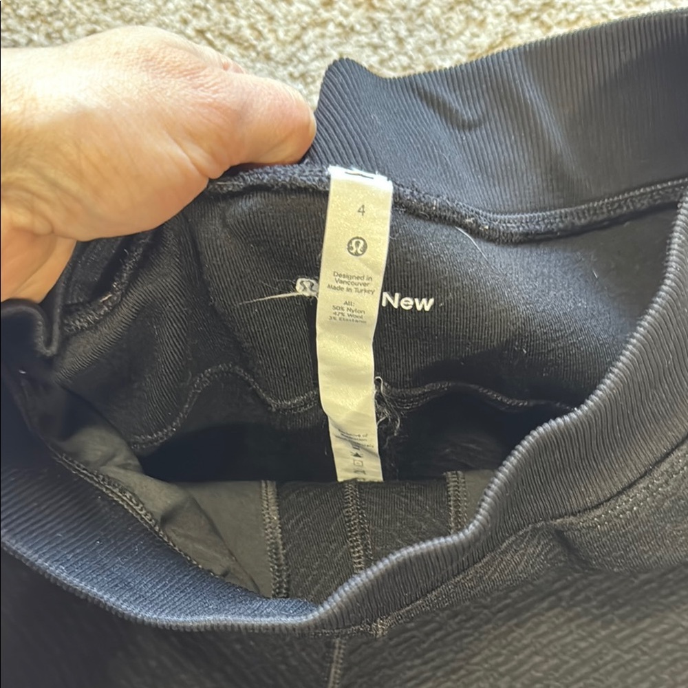 LULULEMON End State Joggers Black Sz4 $238 - Picture 5 of 9